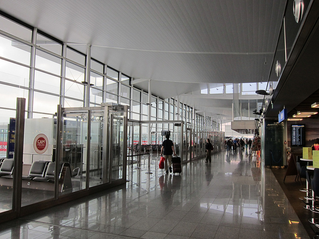 The airport was built in 1930s by Germans for military purpose. In February 1945 airport was taken over by the Soviet Army and in the same year it started civil aviation.